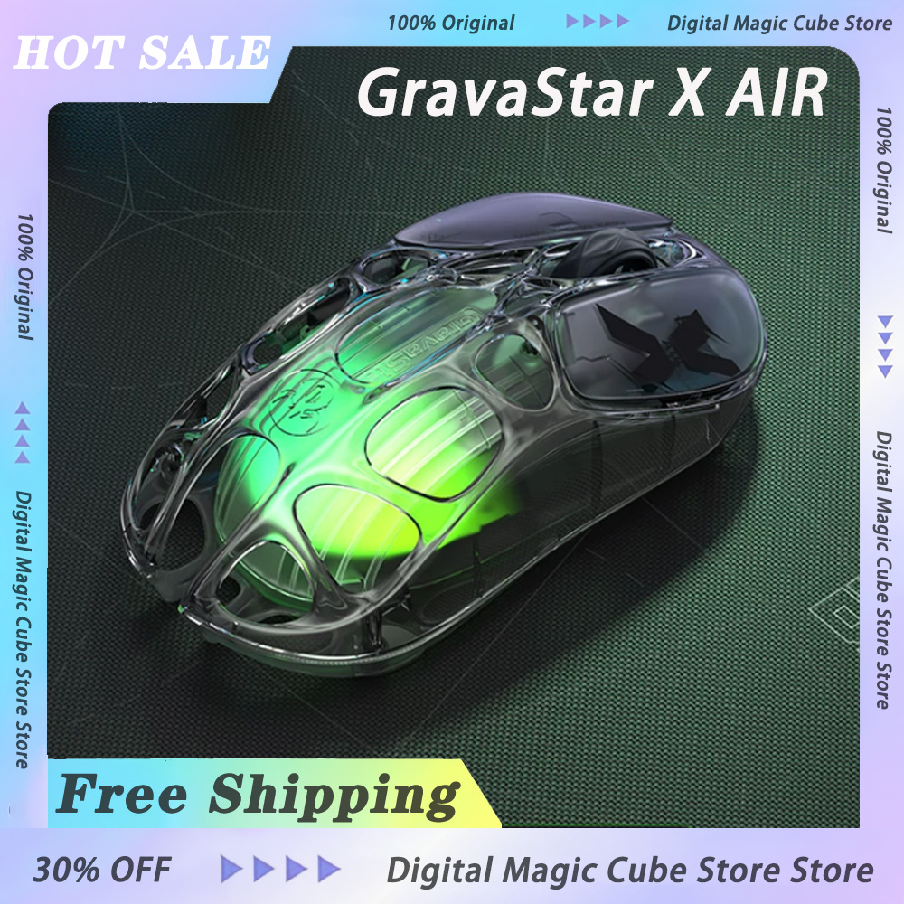 Pc Gaming Rgb - GravaStar X AIR DUAL 8K Wireless