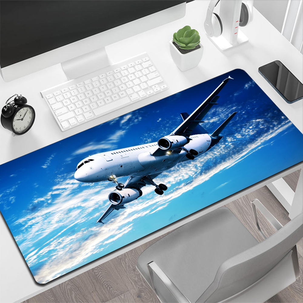Pc Gaming Cloud Free - Airplane Flight Clouds Large Mouse Pad