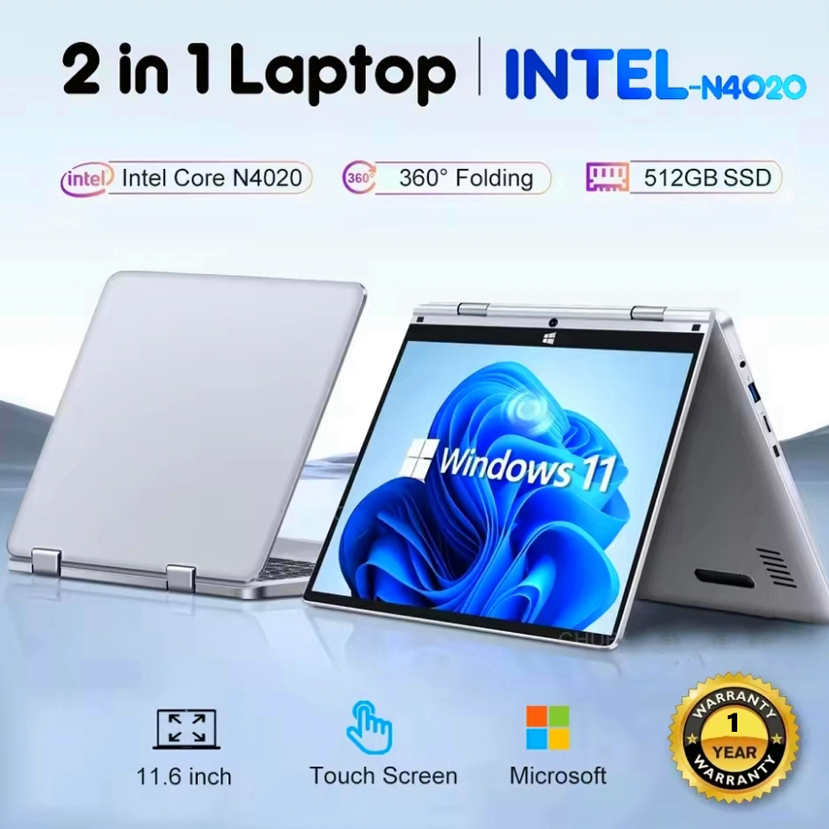 Pc Gaming Hp - Portable 2 in 1 Laptop Computer