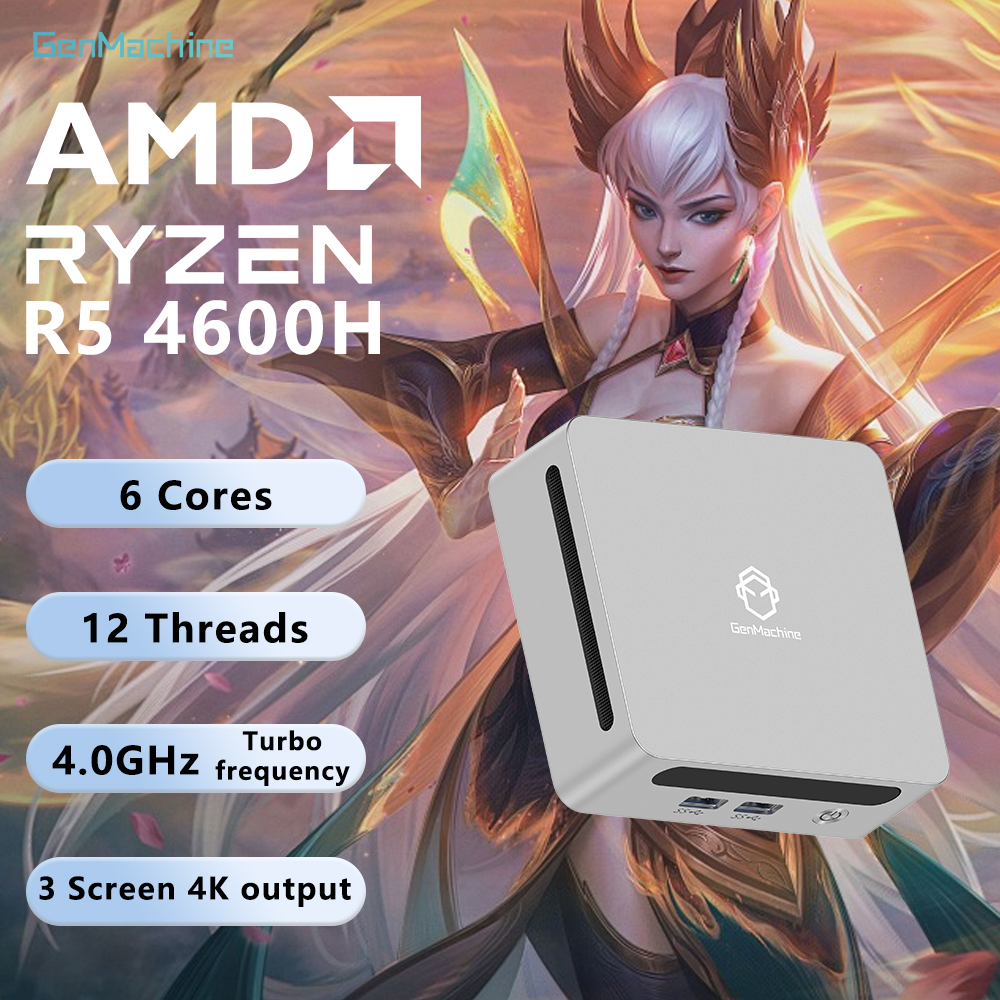 Pc Gaming Ryzen 5 - GenMachine AMD Ryzen 5 4600H 16G+256G