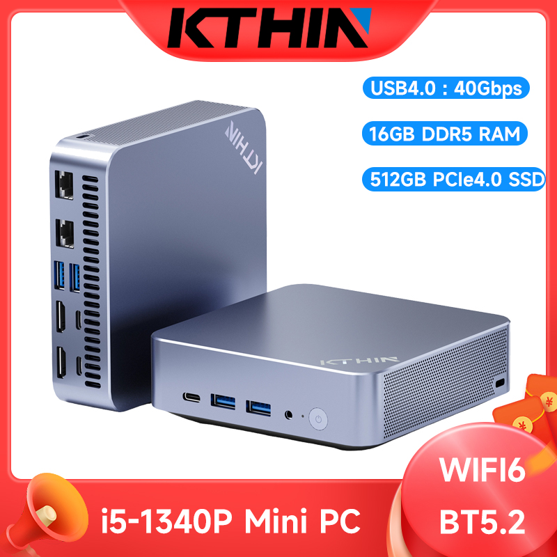 Pc Gaming Hp - Mini PC Computer i5-1340P WIFI6 BT5.2