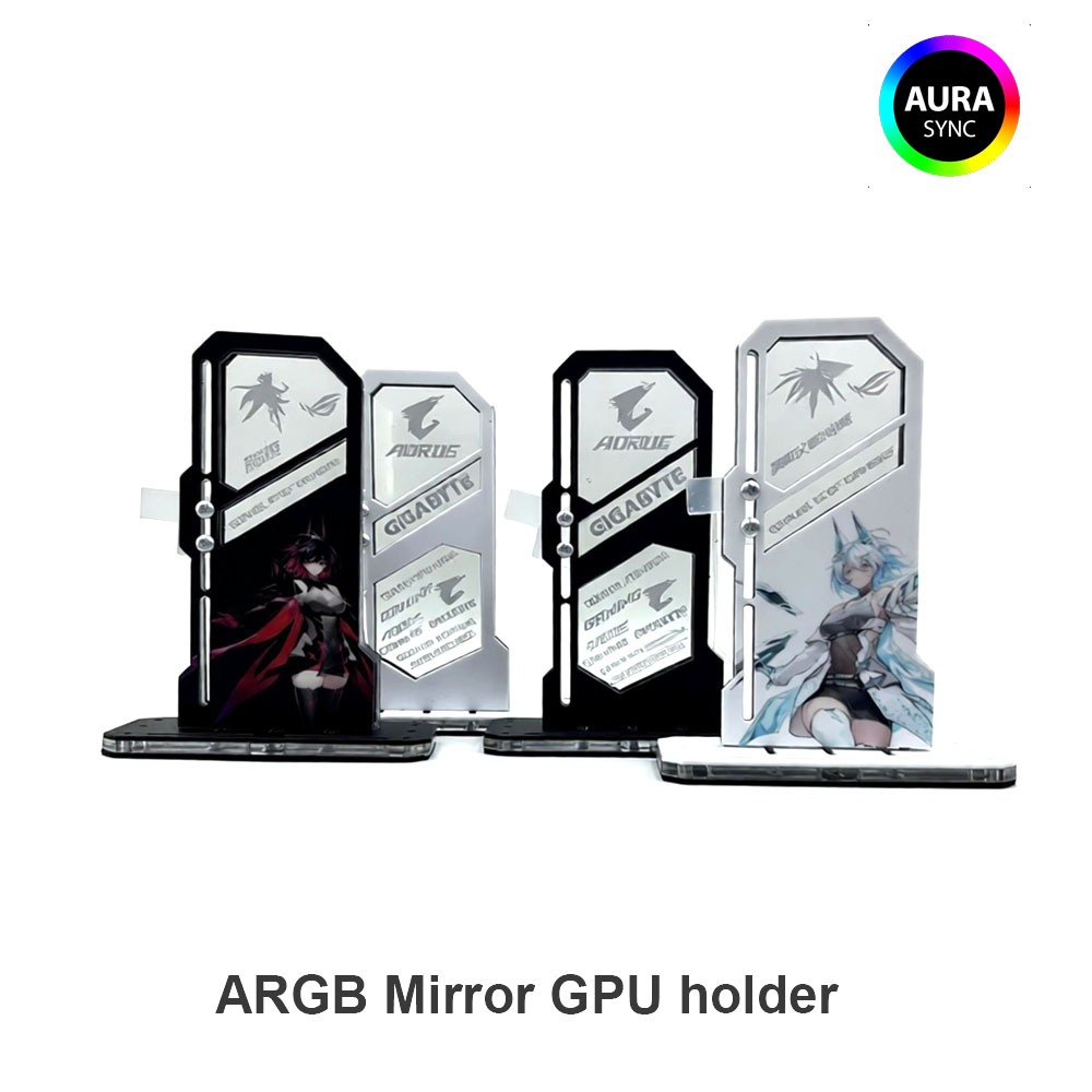 Gpu Vertical Mount - DIY Mirror VGA Holder ARGB Gamer