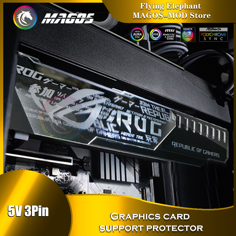 GPU Holder ARGB Silver Mirror  - Pc Gaming Msi incelemesi ve fiyatı
