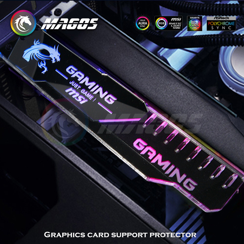 GPU Holder ARGB Silver Mirror  - Pc Gaming Msi incelemesi ve fiyatı