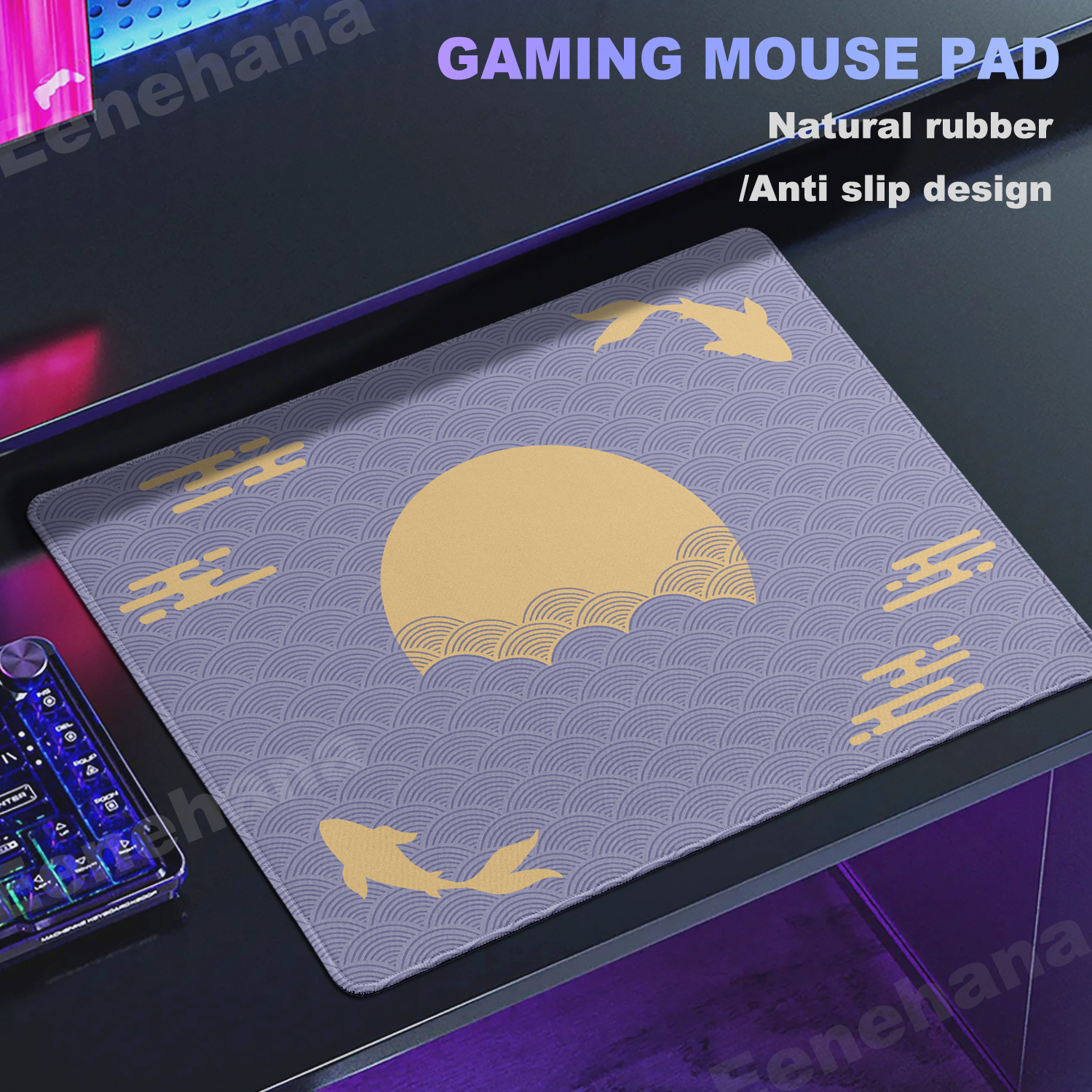 Purple & Gold Koi Fish Mouse P - Pc Gaming Cloud Free incelemesi ve fiyatı