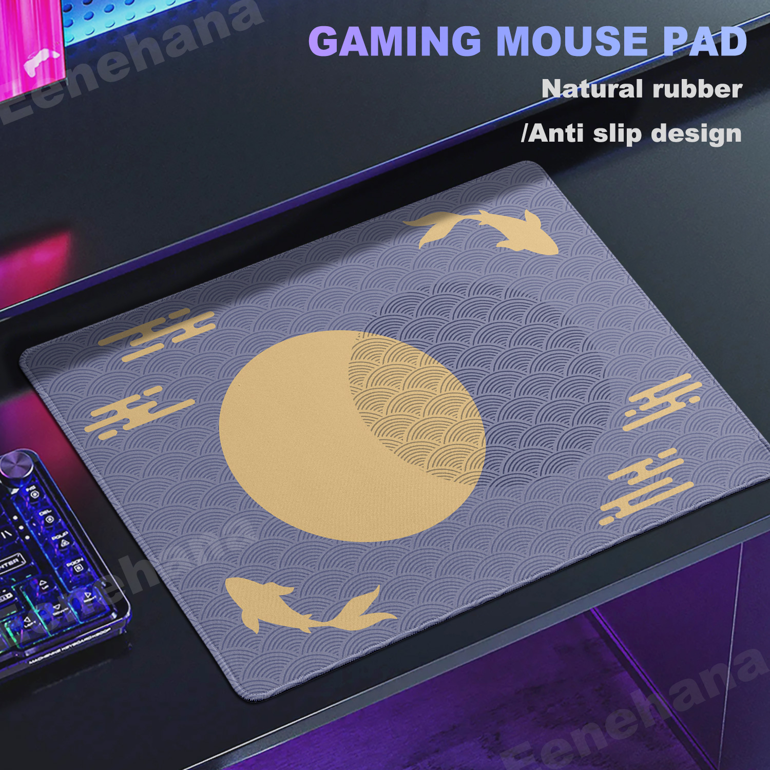Purple & Gold Koi Fish Mouse P - Pc Gaming Cloud Free incelemesi ve fiyatı