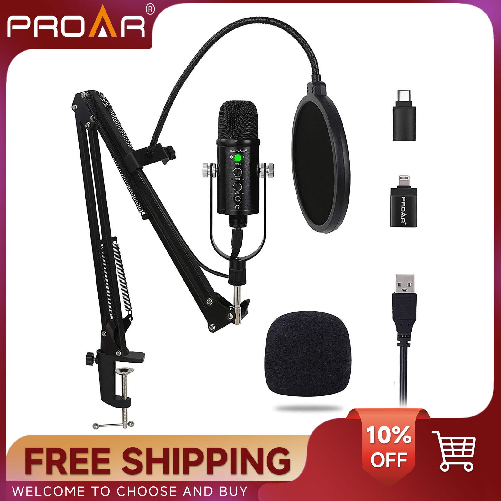 BM86 USB Condenser Microphone  - Pc Gaming Youtubers incelemesi ve fiyatı