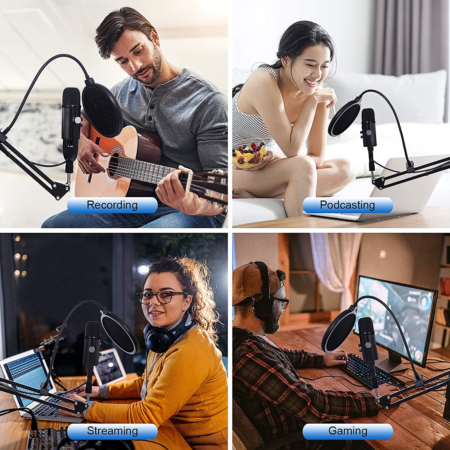 BM86 USB Condenser Microphone  - Pc Gaming Youtubers incelemesi ve fiyatı