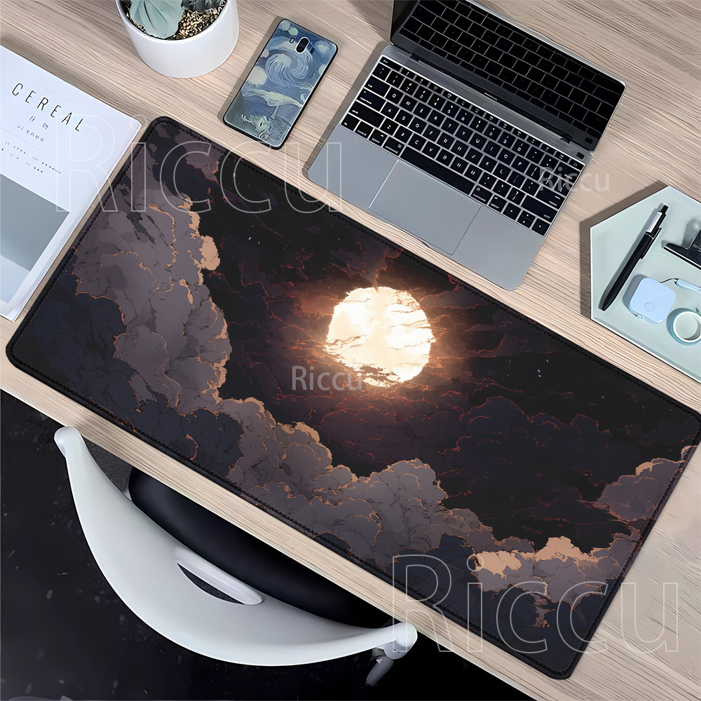 moon night cloud Mousepad Rubb - Pc Gaming Cloud Free incelemesi ve fiyatı