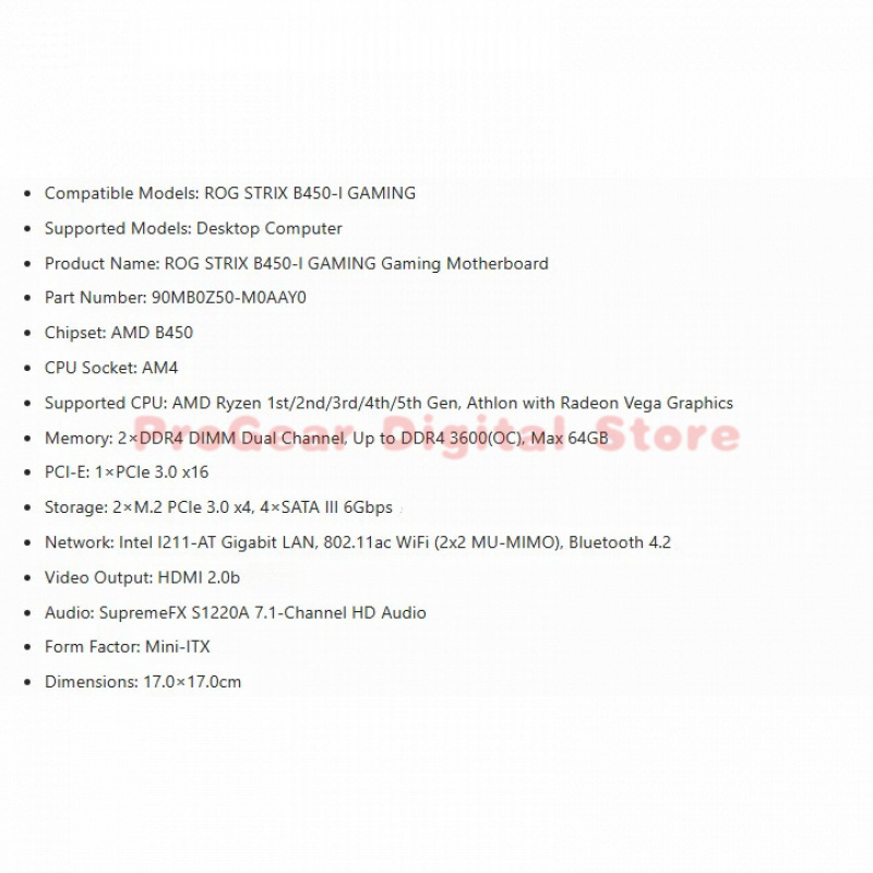 for Asus ROG STRIX B450-I GAMI - Pc Gaming Asus Rog incelemesi ve fiyatı