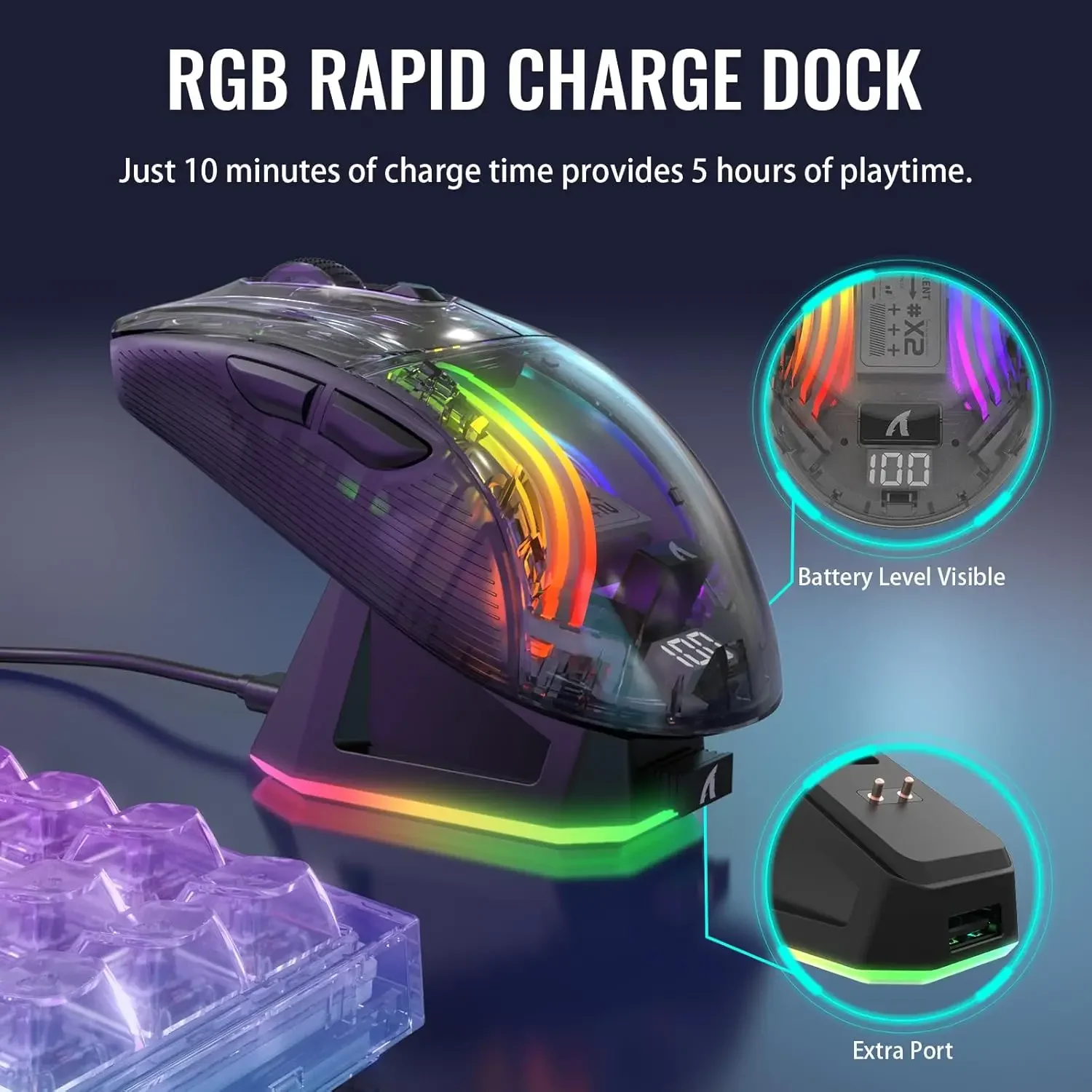 ATTACK SHARK X2 Pro Triple Mod - Pc Gaming Rgb incelemesi ve fiyatı