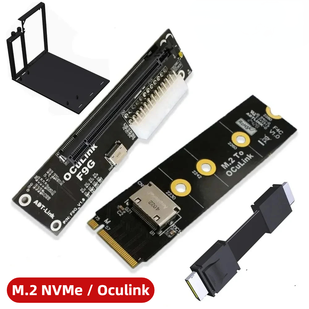 ADT-Link F9G M.2 NVMe OcuLink  - Gpu Vertical Mount incelemesi ve fiyatı