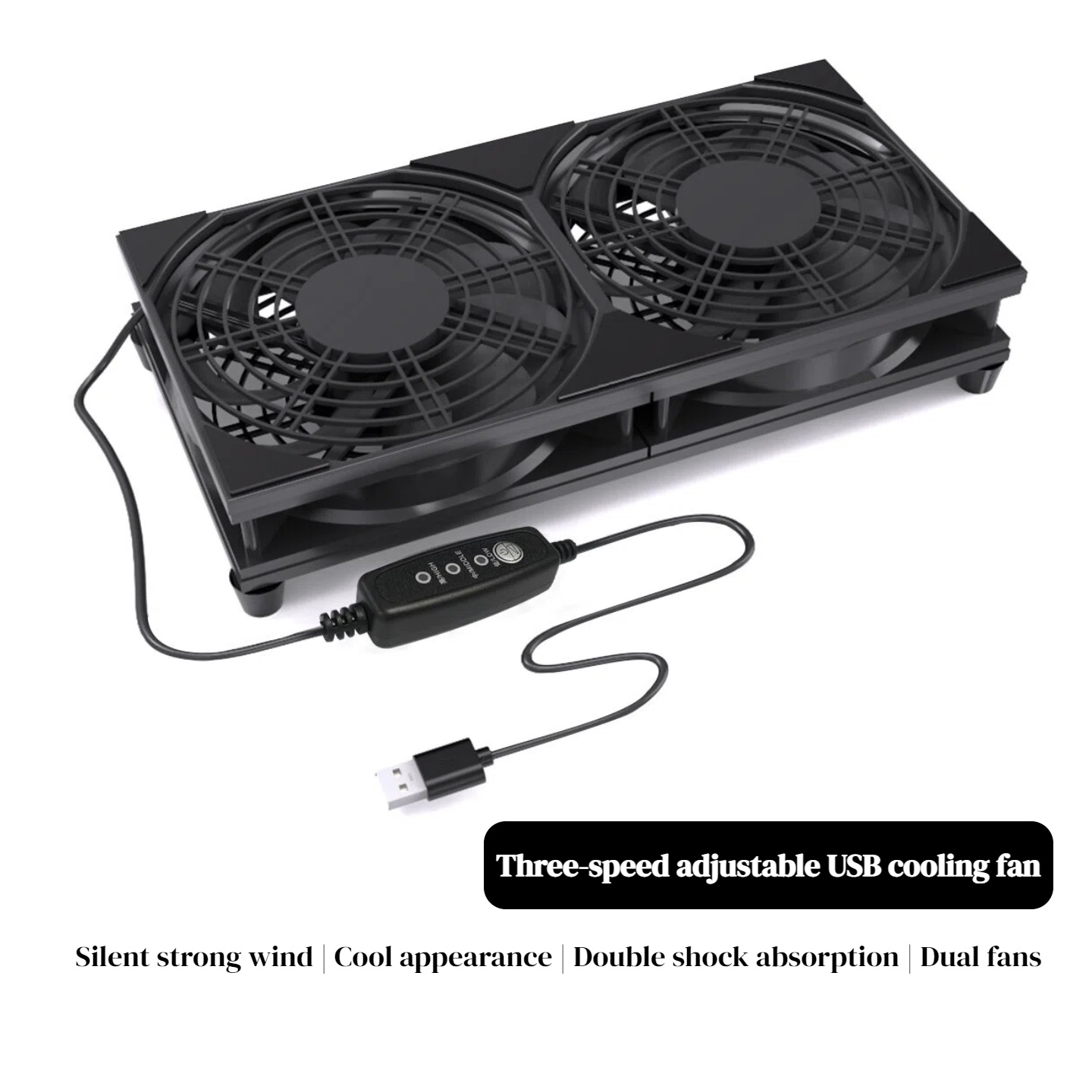 Dual USB Cooling Fan with 3-Sp - Pc Gaming Rgb incelemesi ve fiyatı