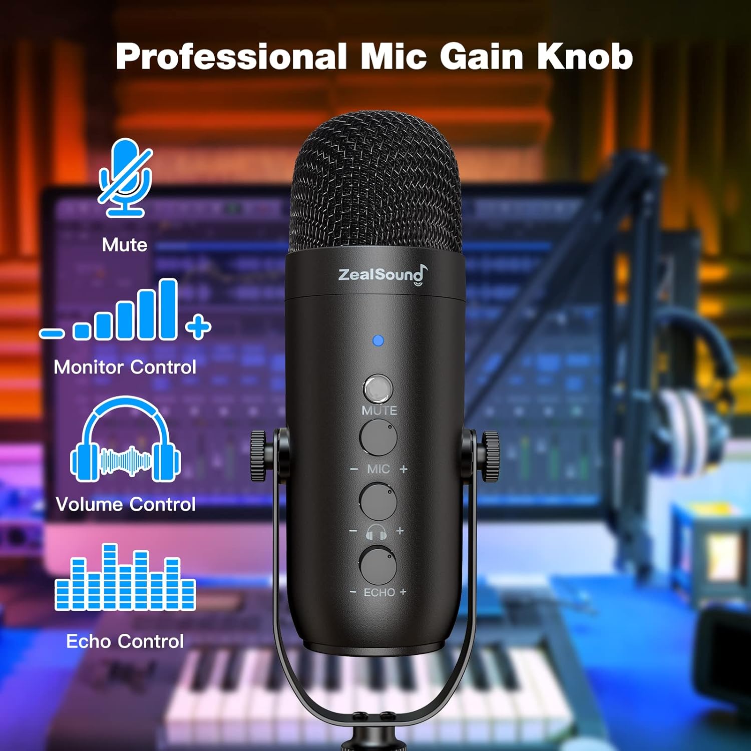 USB Podcast Microphone With Bo - Pc Gaming Youtubers incelemesi ve fiyatı