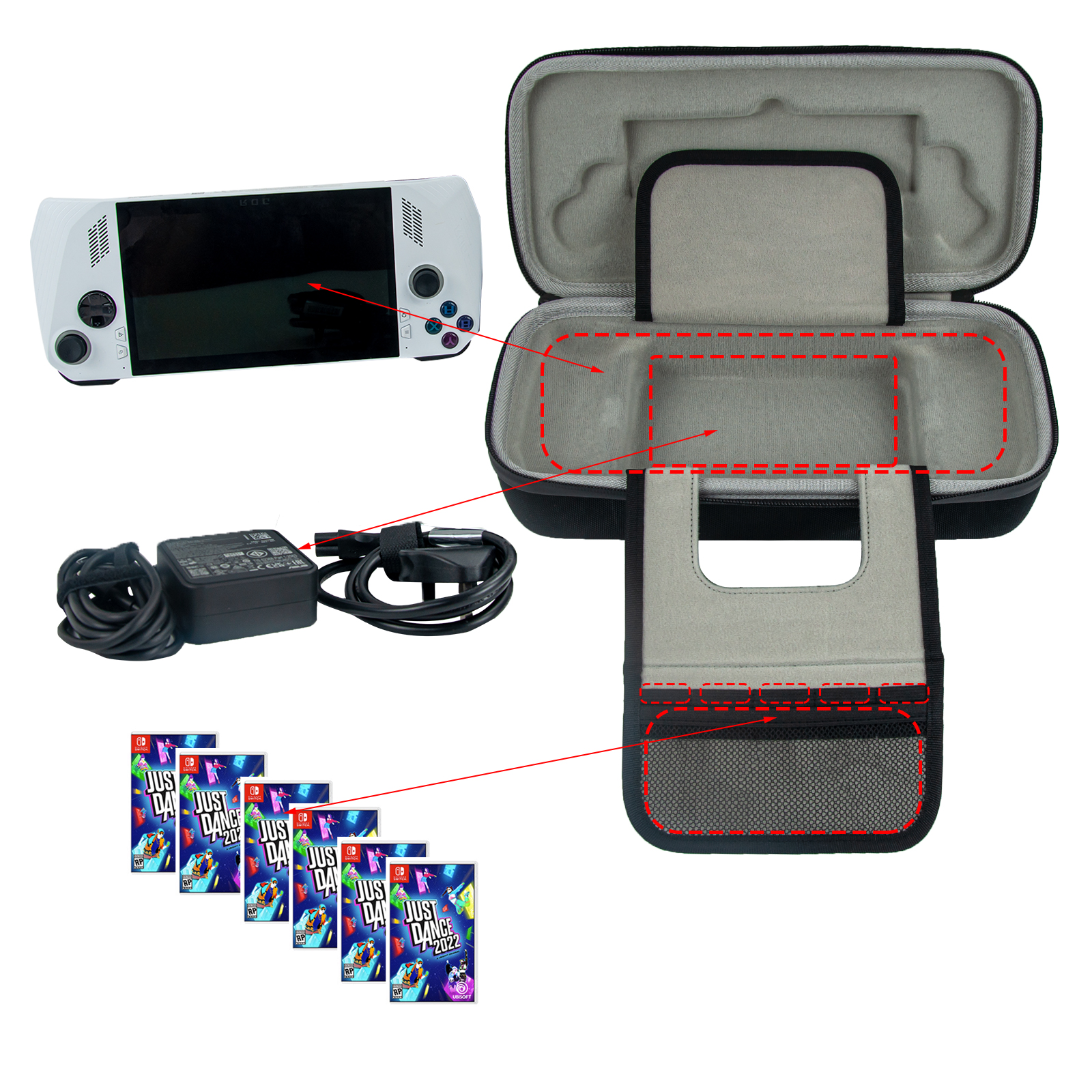 Hard Shlle Portable Carrying C - Pc Gaming Asus Rog incelemesi ve fiyatı