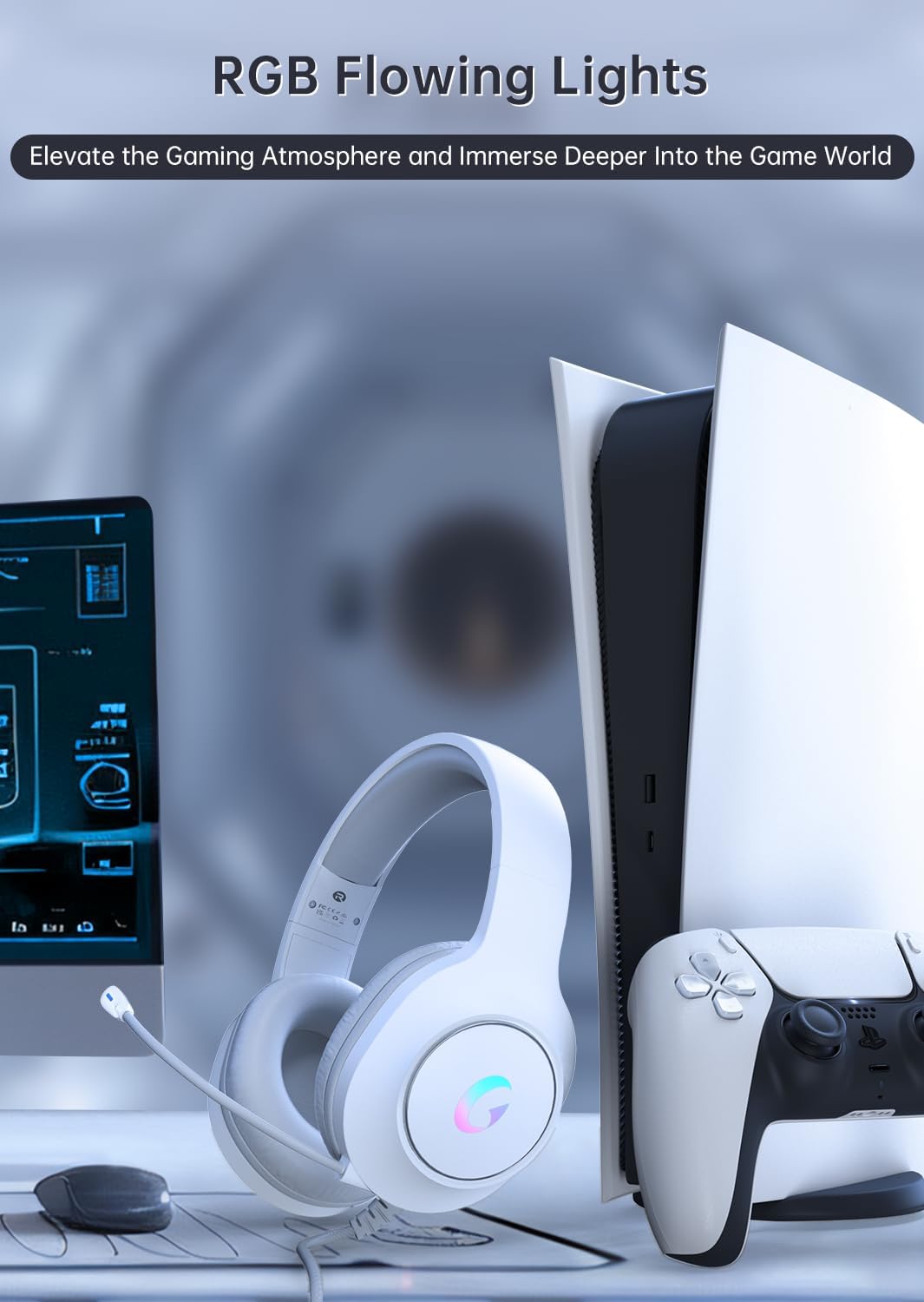 Gaming Headset With 7.1 Surrou - Pc Gaming Rgb incelemesi ve fiyatı
