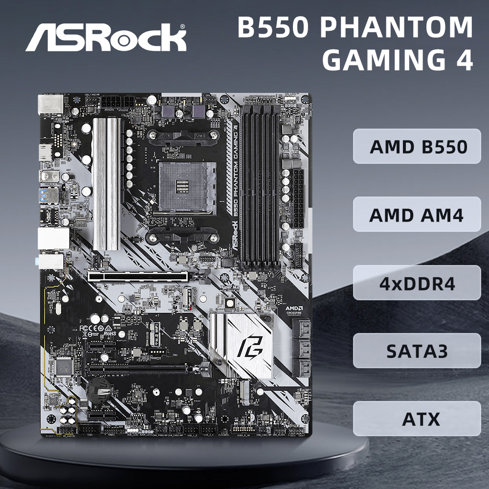 ASRock B550 PHANTOM GAMING 4 M - Pc Gaming Ryzen 5 incelemesi ve fiyatı