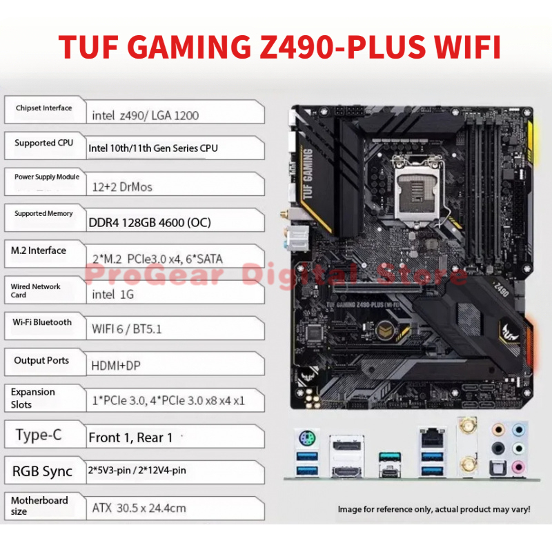 for Asus TUF GAMING Z490-PLUS  - Pc Gaming Ryzen 5 incelemesi ve fiyatı