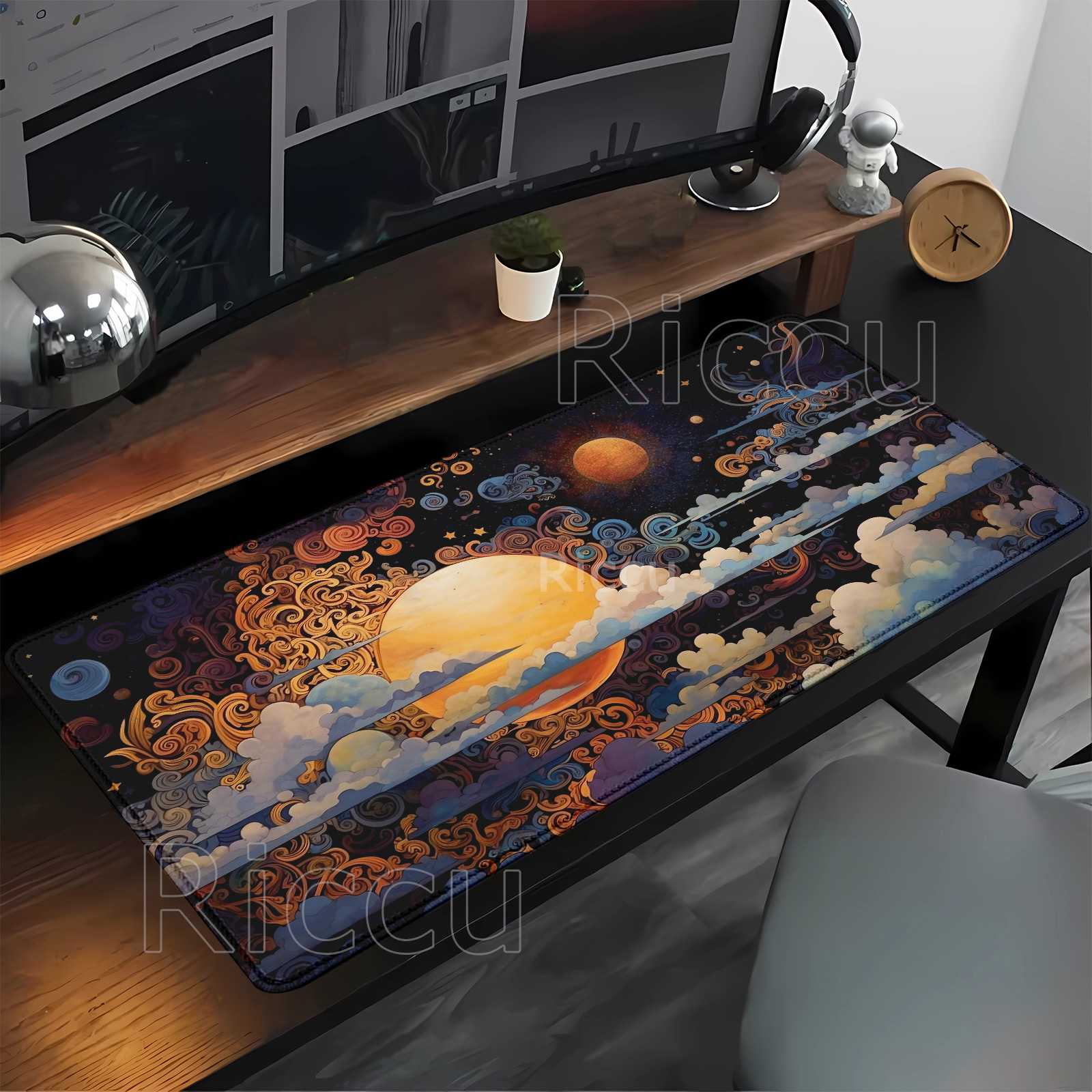 Large Mouse Pad Full moon and  - Pc Gaming Cloud Free incelemesi ve fiyatı