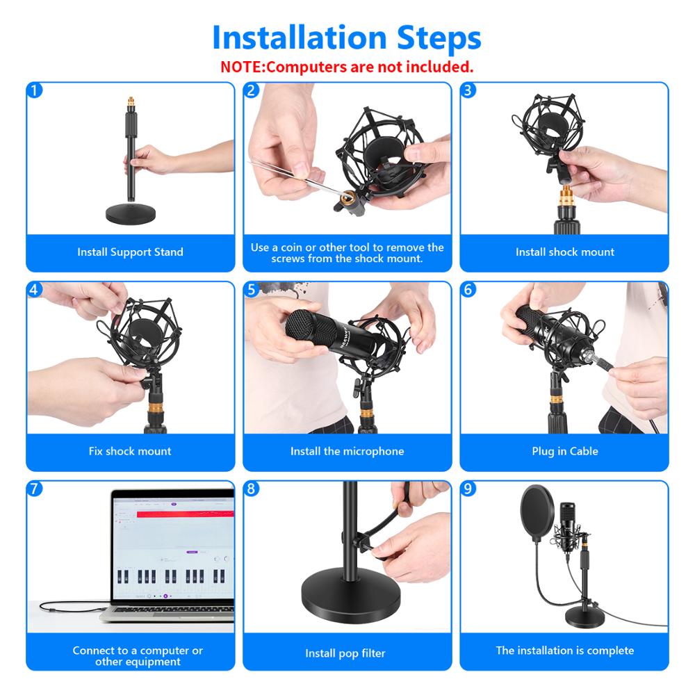 Neewer USB Microphone Kit-Plug - Pc Gaming Youtubers incelemesi ve fiyatı