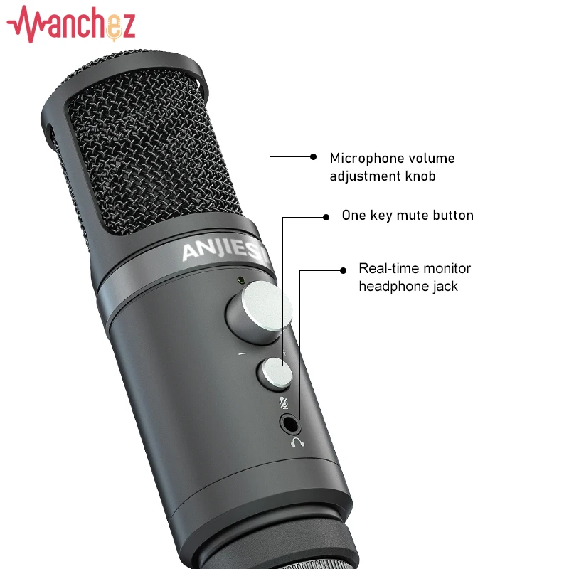 USB Condenser Microphone Profe - Pc Gaming Youtubers incelemesi ve fiyatı