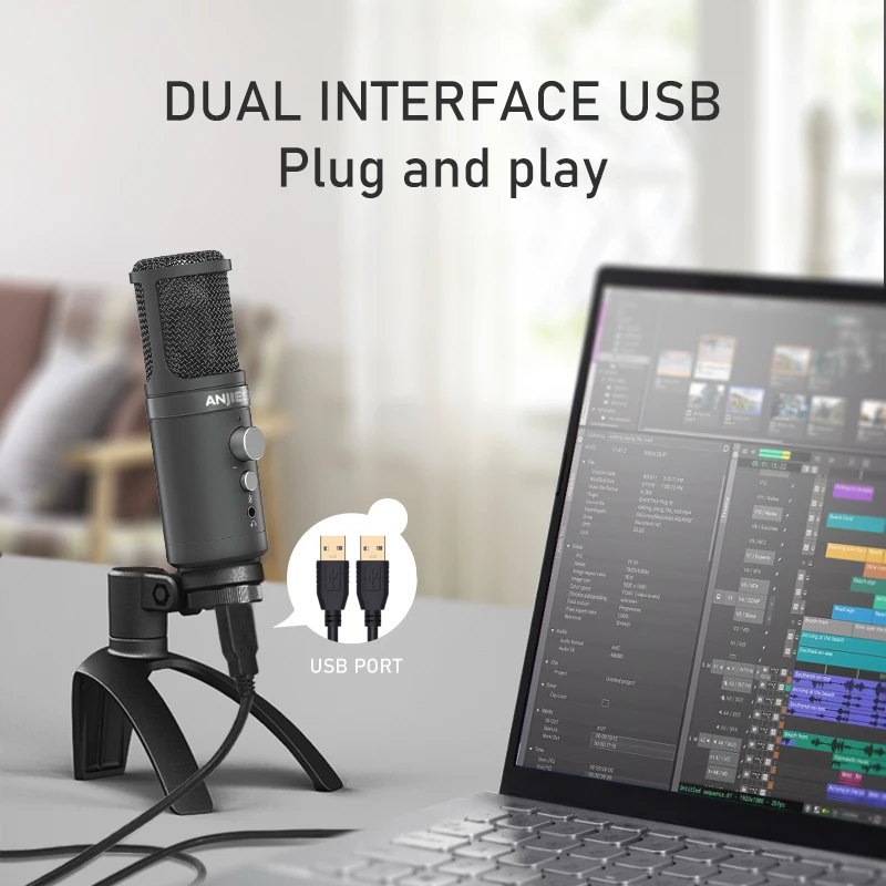 USB Condenser Microphone Profe - Pc Gaming Youtubers incelemesi ve fiyatı