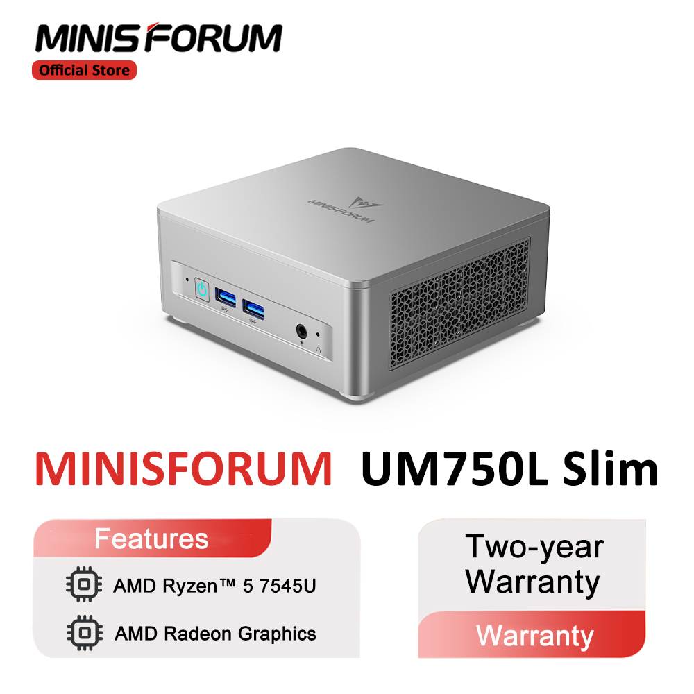 MINISFORUM Mini PC UM750L Slim - Pc Gaming Ryzen 5 incelemesi ve fiyatı