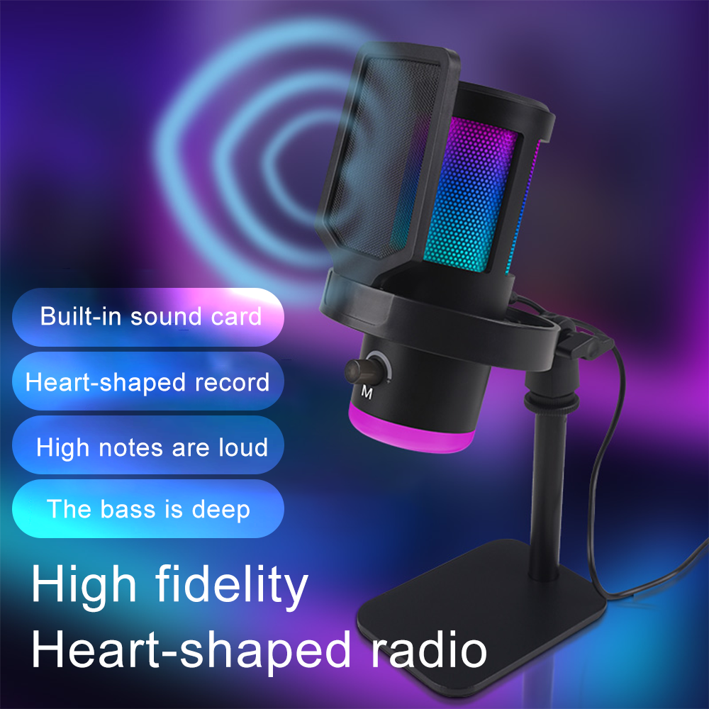 Haomuren RGB USB Condenser Mic - Pc Gaming Youtubers incelemesi ve fiyatı