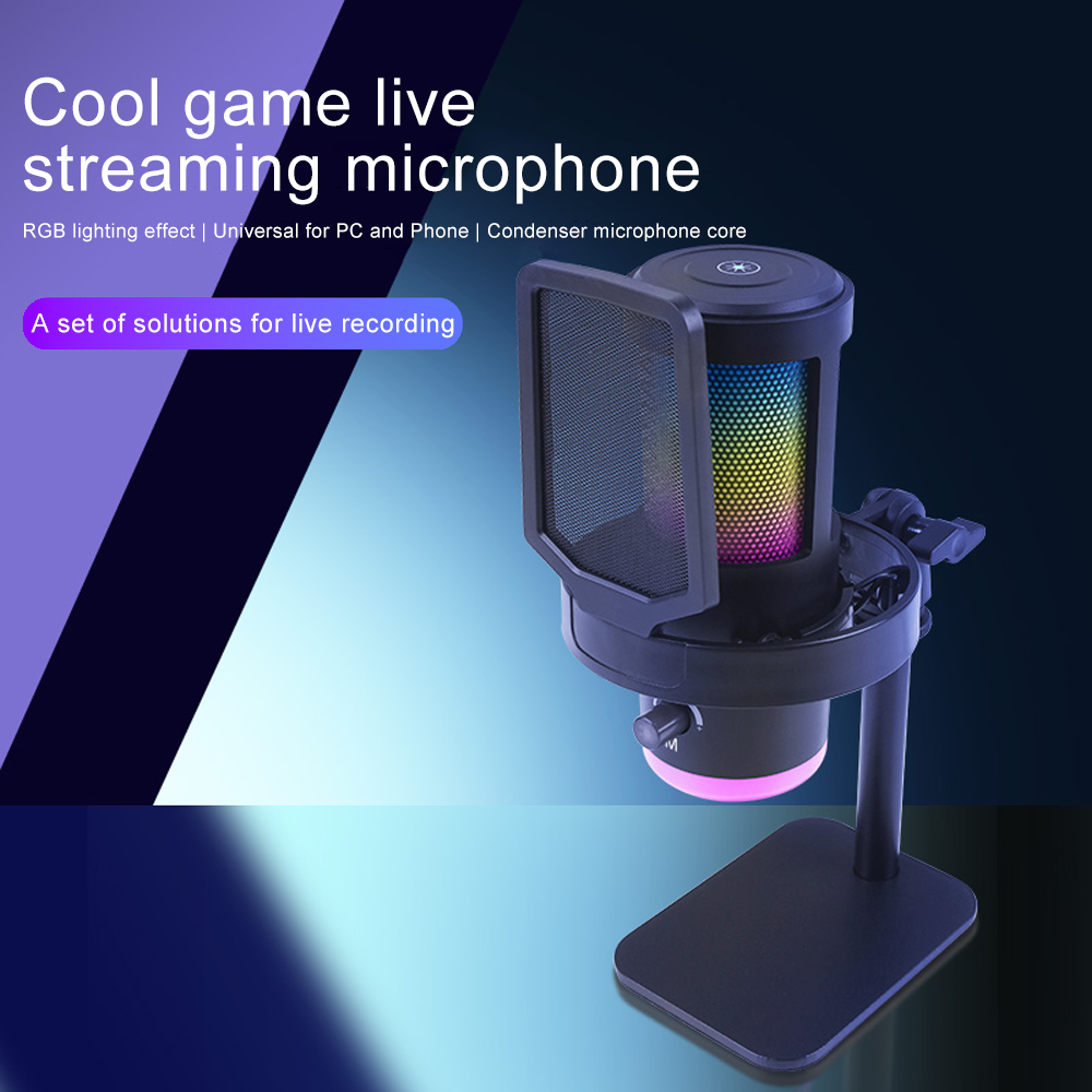 Haomuren RGB USB Condenser Mic - Pc Gaming Youtubers incelemesi ve fiyatı