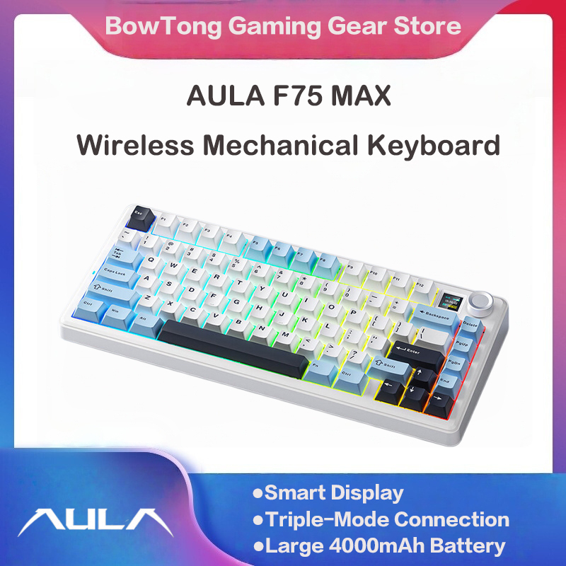 AULA F75 MAX 75% Tri-Mode Mech - Pc Gaming Uk incelemesi ve fiyatı