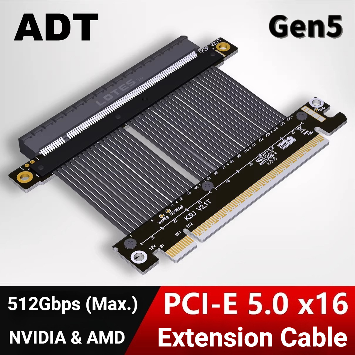 PCIE 5.0 x16 Riser Cable 512Gb - Gpu Vertical Mount incelemesi ve fiyatı