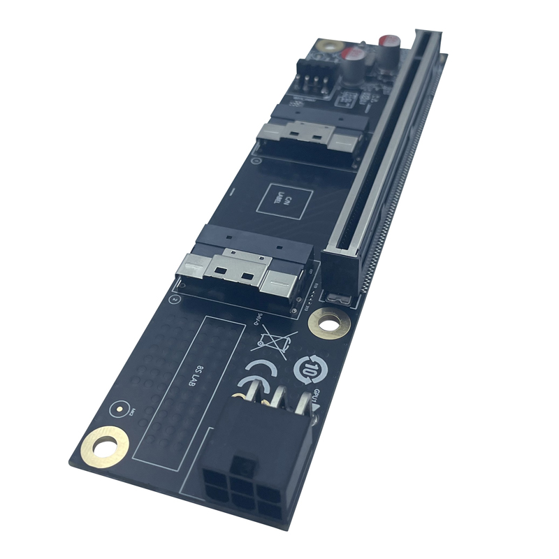 NEW 2 Port SlimSAS 8i x2 to PC - Gpu Vertical Mount incelemesi ve fiyatı