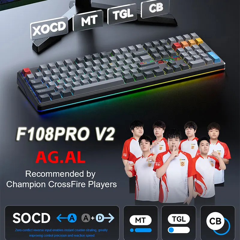 AULA F108 Pro V2 Mechanical Ke - Pc Gaming Uk incelemesi ve fiyatı