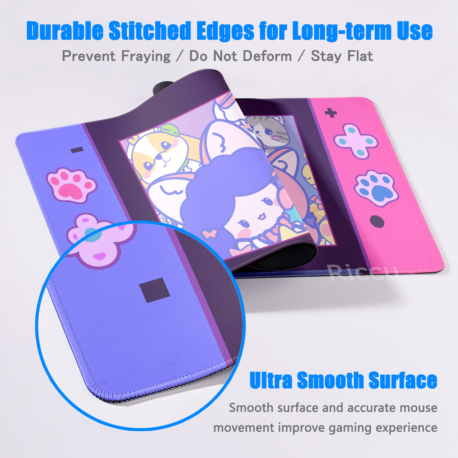 XLCute White Rabbit Mouse Pad  - Pc Gaming Cloud Free incelemesi ve fiyatı