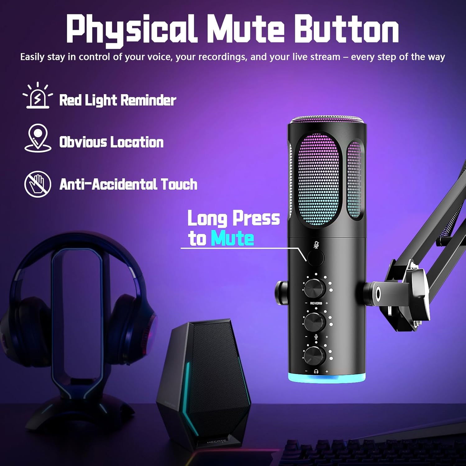USB Gaming Microphone For PC P - Pc Gaming Youtubers incelemesi ve fiyatı