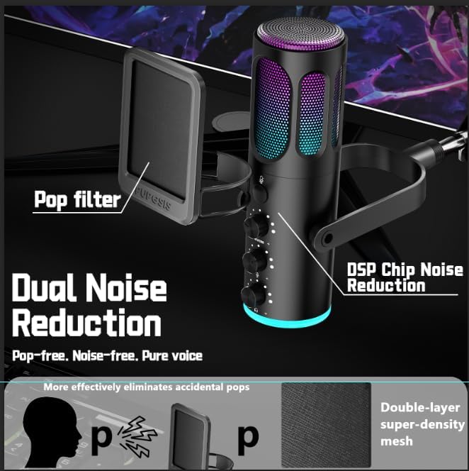 USB Gaming Microphone For PC P - Pc Gaming Youtubers incelemesi ve fiyatı