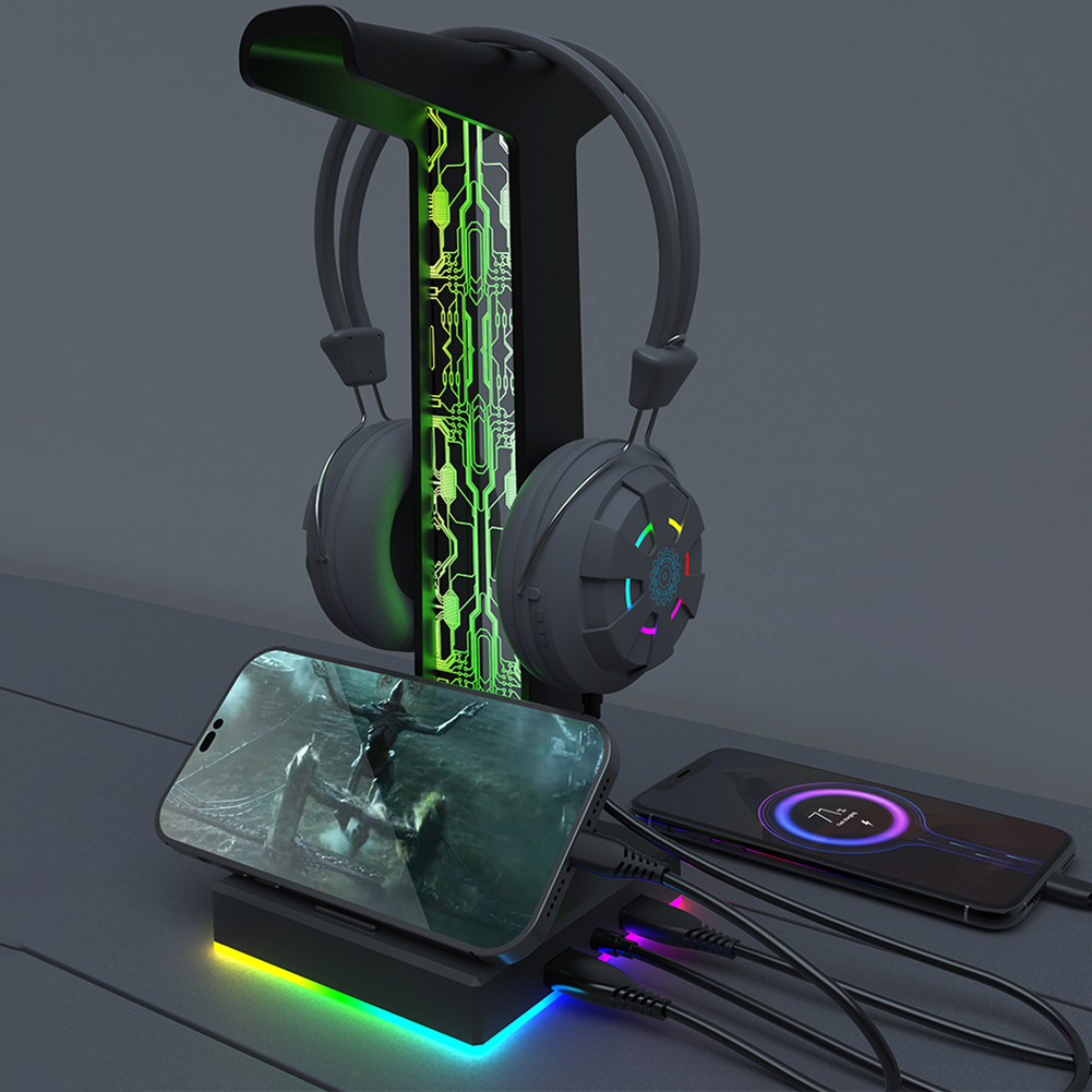 RGB Gaming Headphone Stand Dua - Pc Gaming Rgb incelemesi ve fiyatı