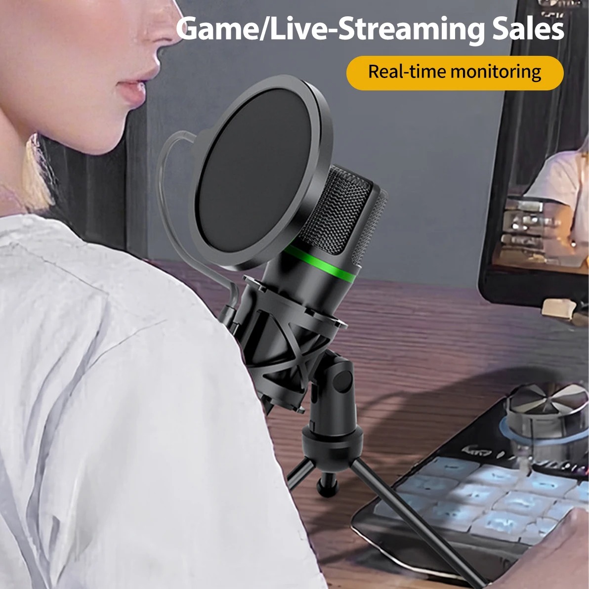 Professional Condenser Microph - Pc Gaming Youtubers incelemesi ve fiyatı
