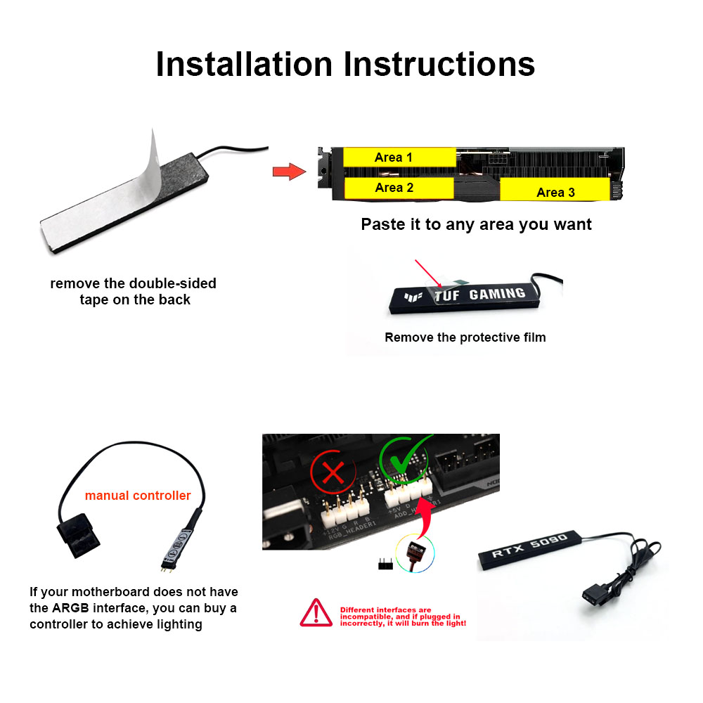 PC GPU ARGB Lighting Panel Whi - Pc Gaming Msi incelemesi ve fiyatı