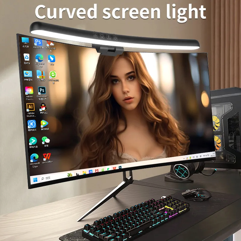 Curved LED Monitor Light Bar U - Pc Gaming Rgb incelemesi ve fiyatı