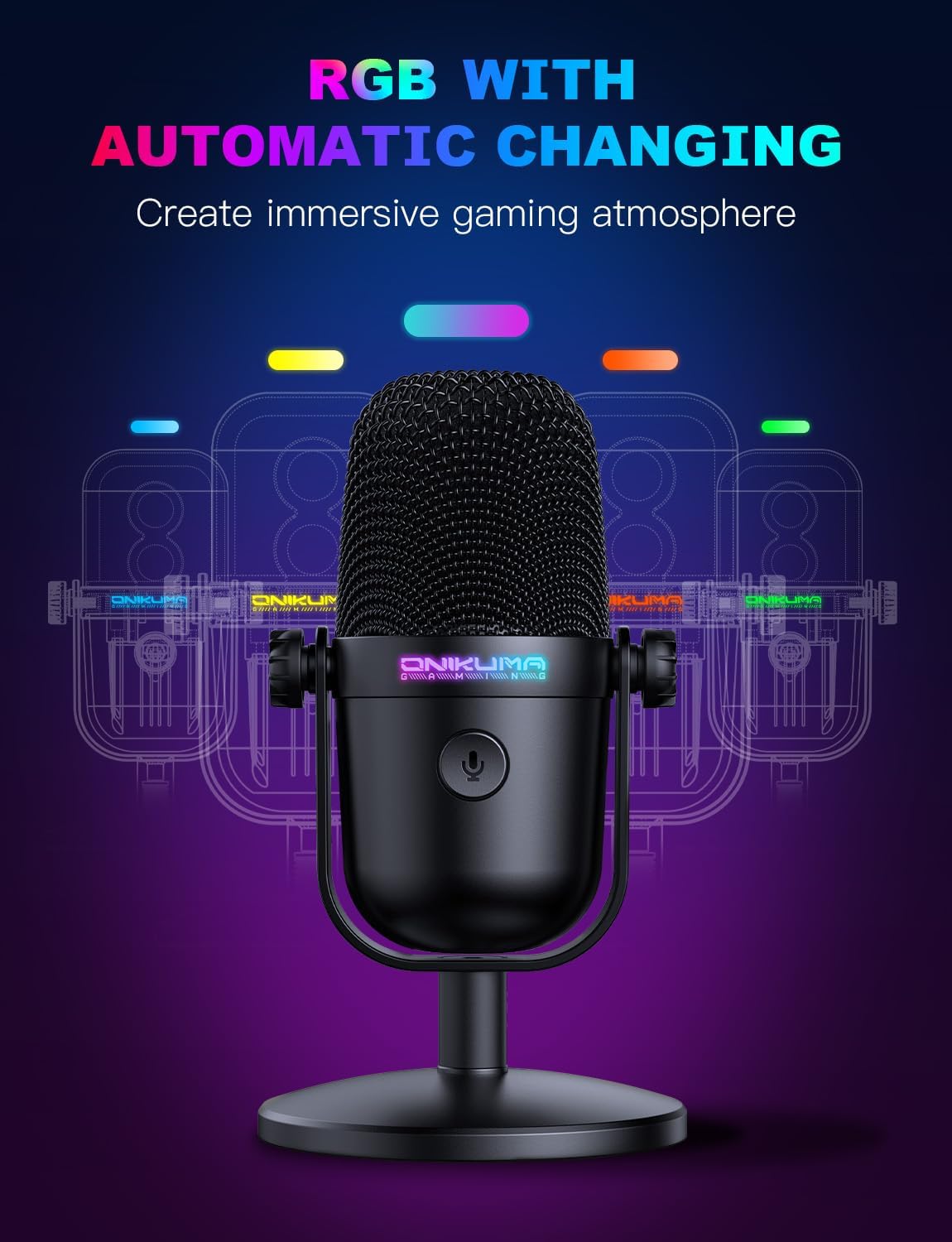 USB Gaming Microphone With Noi - Pc Gaming Youtubers incelemesi ve fiyatı